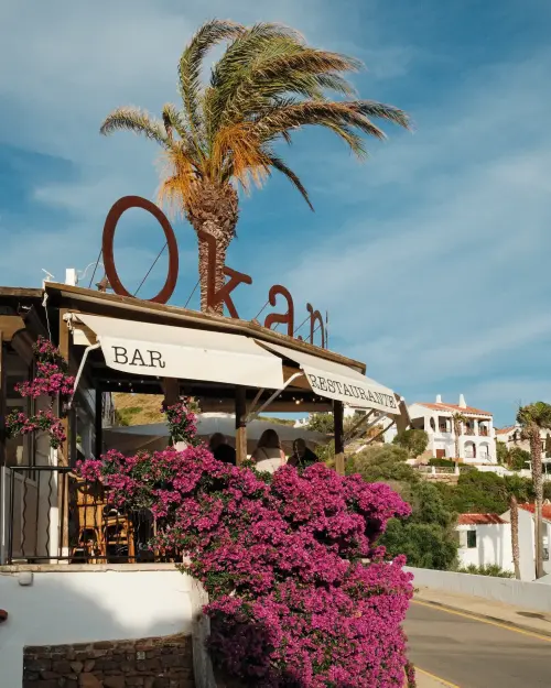 Terraza en Menorca